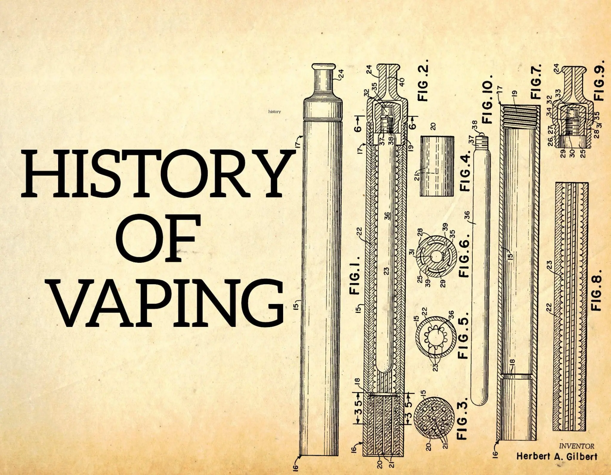 Histoire des types de vape